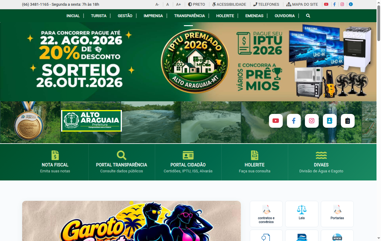 Screenshot de Disponibilidade