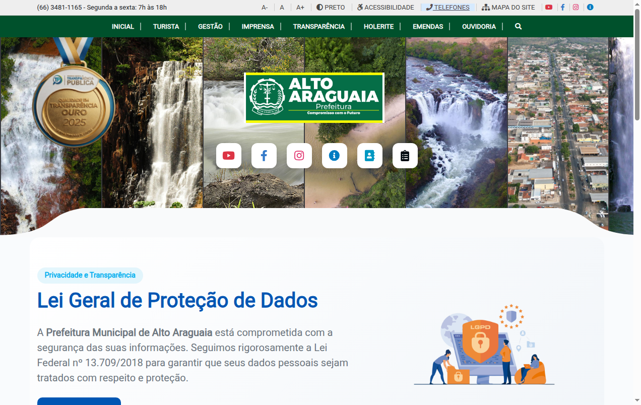 Screenshot de LGPD