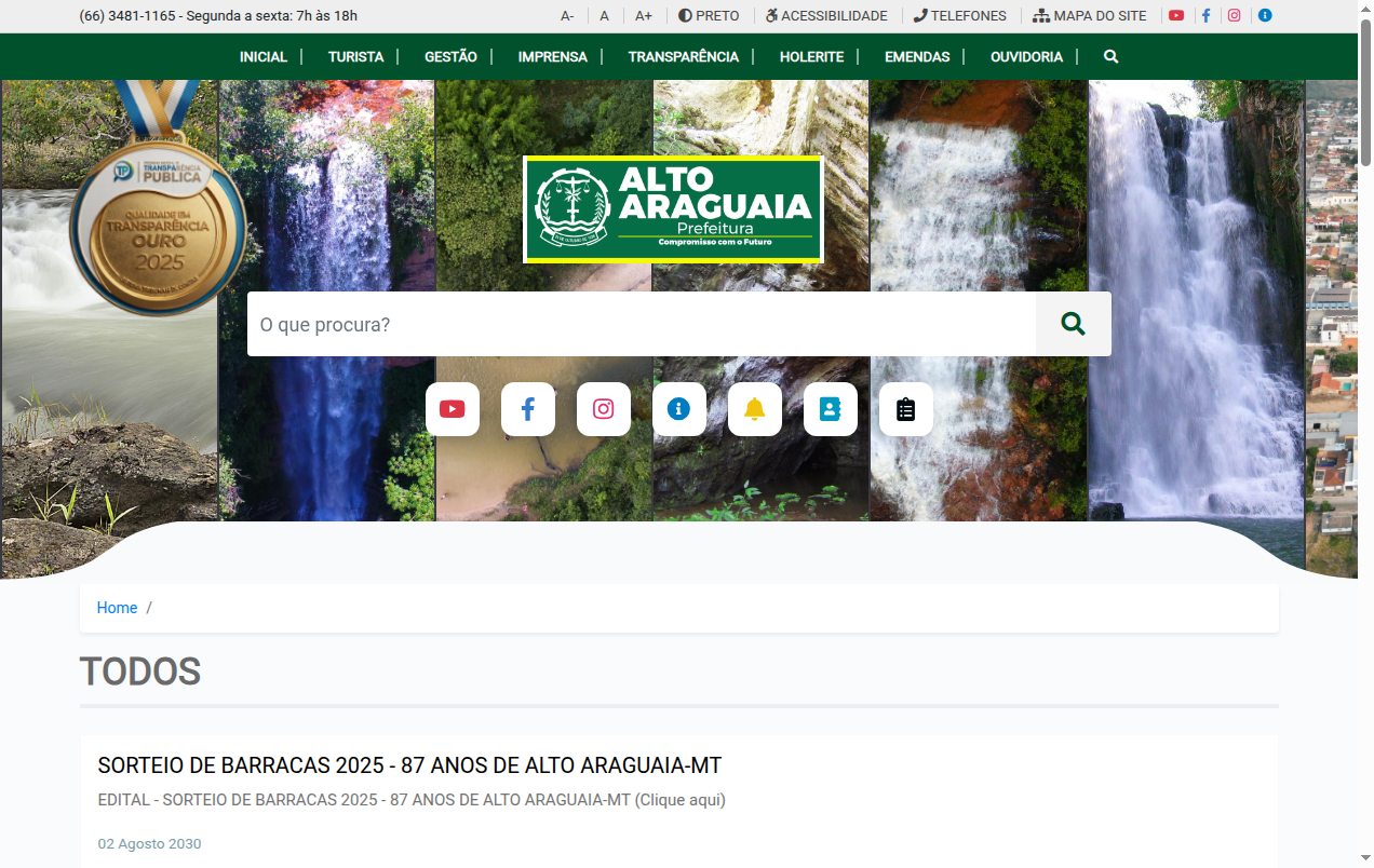 Screenshot de Notícias
