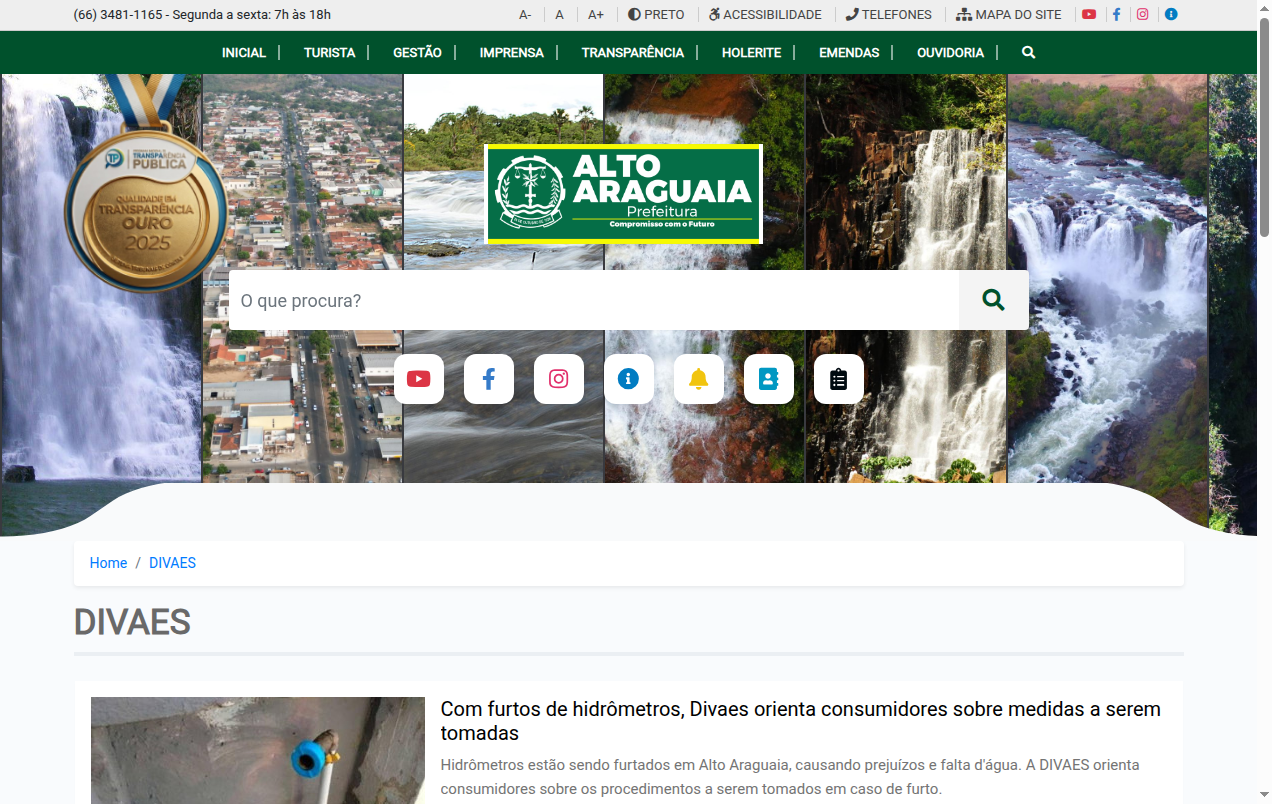 Screenshot de Notícias