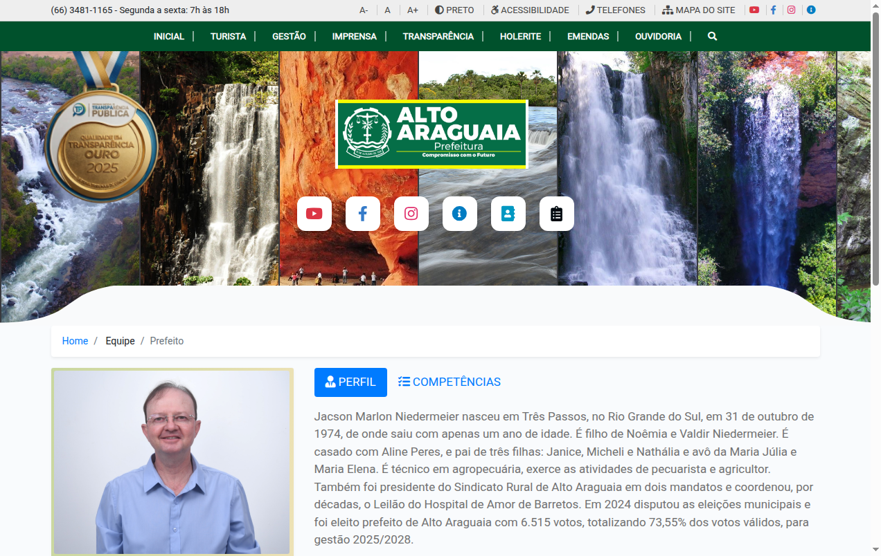 Screenshot de Disponibilidade