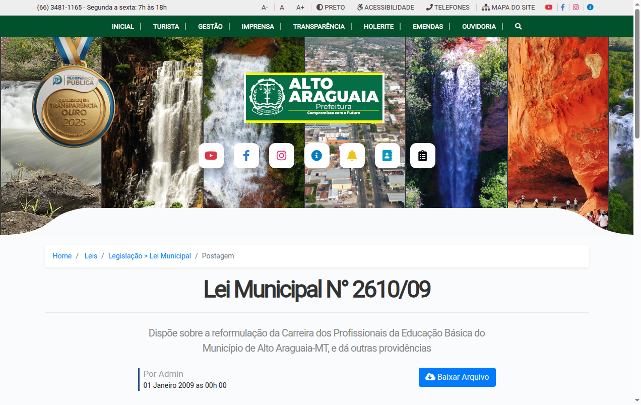 Screenshot de PCCS - Educação