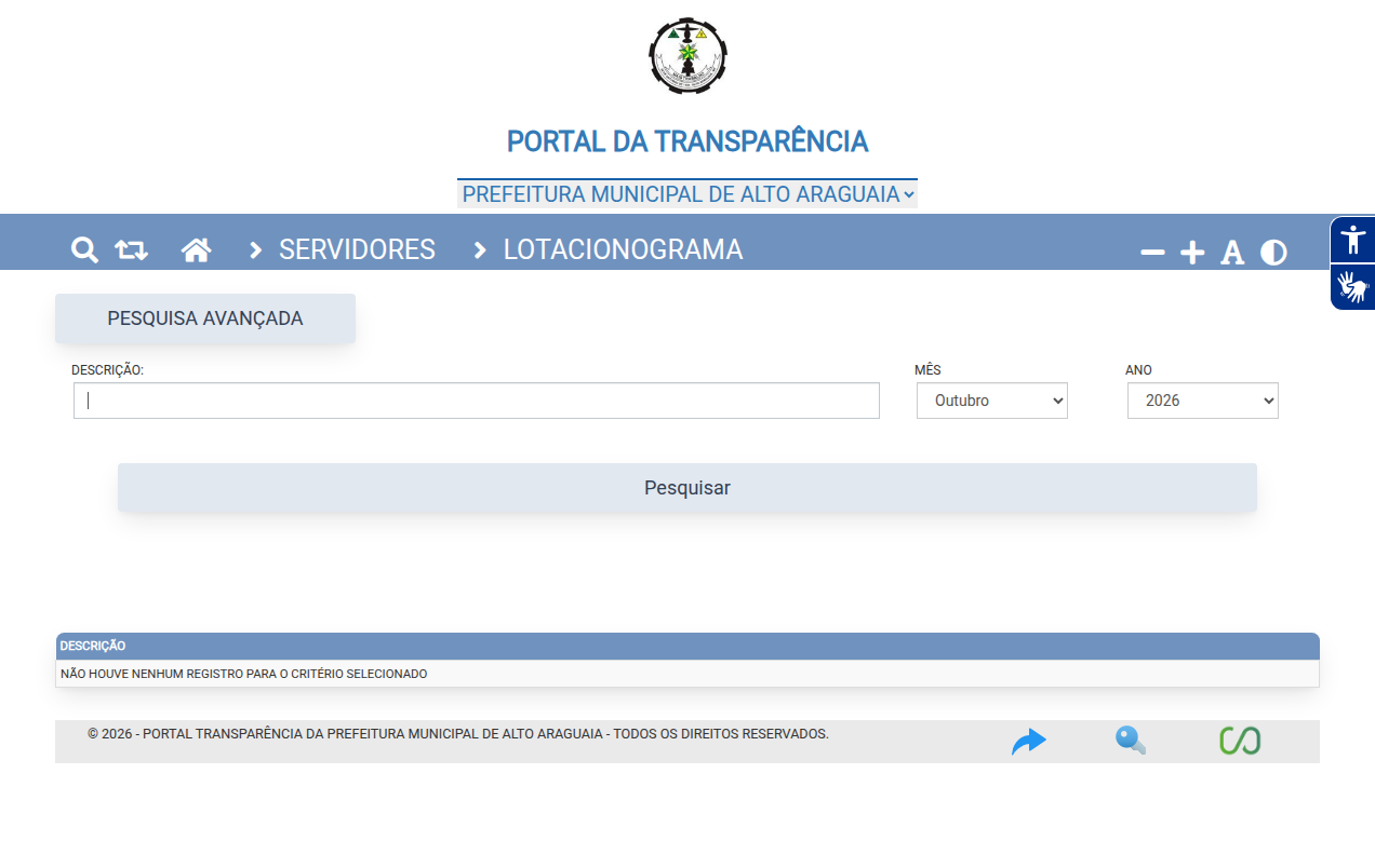 Screenshot de Lotacionograma