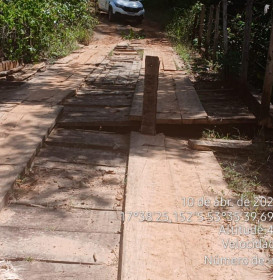 Ponte sobre o Rio Ariranha é interditada após danos estruturais