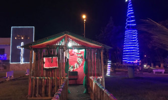Papai Noel estará na praça da matriz de Alto Araguaia nesta sexta (22) e sábado (23)