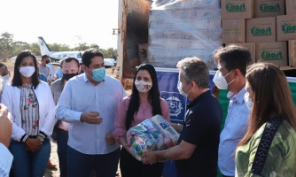 Assistência Social de Alto Araguaia recebe 500 cestas básicas por meio do Governo de MT