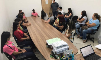 Estagiários do Programa Pro-Estágio de Alto Araguaia, se reúnem para apresentação de atividades
