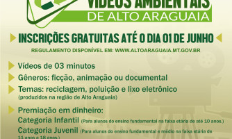 1º Festival de Vídeos Ambientais em Alto Araguaia acontece em junho; inscrições estão abertas