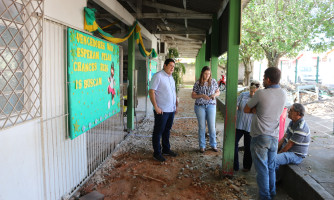Escola Maria Júlia de Almeida passa por reforma antes do período letivo 2019