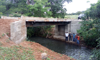 Ponte de concreto construída por meio de parceria melhora infraestrutura na MU-24