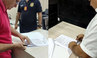 Prefeitura e Conseg firmam convênio de repasse financeiro para melhoria na Delegacia de Polícia Civil