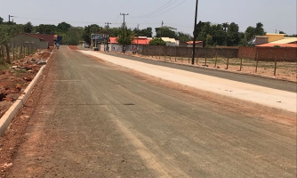 Prefeitura orienta condutores sobre trânsito na Rua Marechal Rondon; obra está em fase final