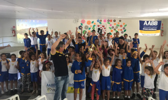 Crianças do Projeto AABB Comunidade de Alto Araguaia fazem homenagem as mães