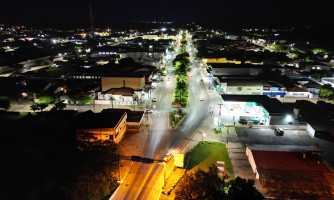 Alto Araguaia avança em iluminação de LED e instalação chega a 77%