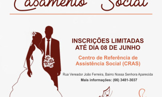 Assistência Social abre inscrições para Casamento Social em Alto Araguaia