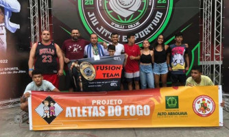 Atletas de Alto Araguaia conquistam três medalhas em Mundial de Jiu-jitsu Esportivo