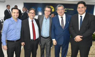Gustavo Melo prestigia posse de Guilherme Maluf como presidente do TCE-MT