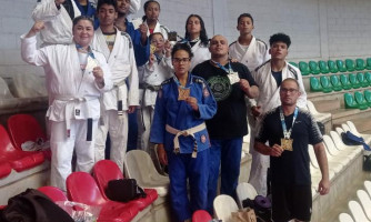 Atletas de Alto Araguaia conquistam nove medalhas em Campeonato Estadual de Jiu-jitsu Esportivo
