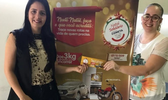 Alto Araguaia adere à campanha Natal Solidário; doadores de alimentos concorrerão a um carro, moto e mais três prêmios