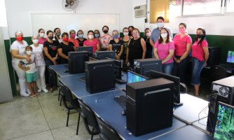 Parceria entre Prefeitura, Justiça do Trabalho e MPT garante novos computadores para laboratório em escola municipal de Alto Araguaia