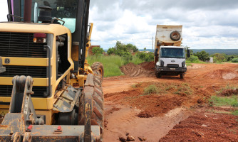 Vias danificadas após forte chuva em Alto Araguaia são recuperadas pela Secretaria de Infraestrutura