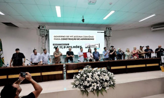 Prefeito e governador assinam convênios que totalizam mais de R$ 27 mi em investimentos