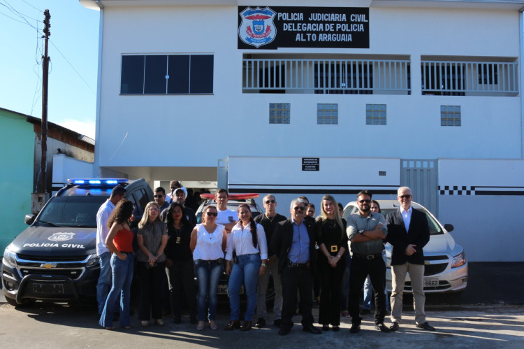 Delegacia de Polícia Civil é reinaugurada em Alto Araguaia; prefeitura realizou repasse ao Conseg para investimentos
