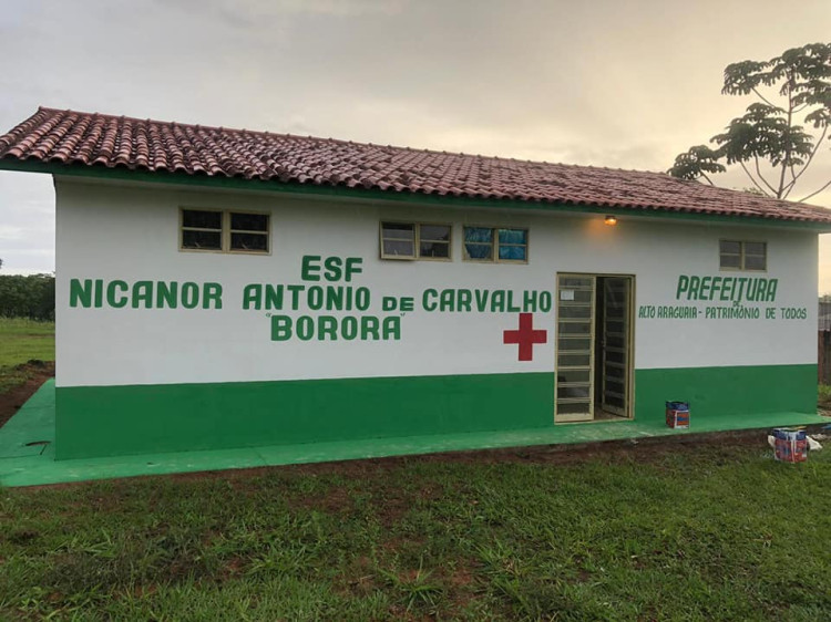 Prefeitura de Alto Araguaia e comunidade se unem para reforma de unidade de saúde no Rio do Peixe