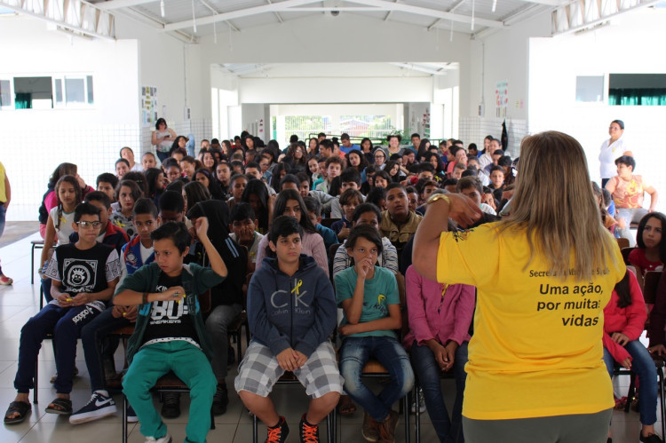Secretaria de Saúde e Nasf de Alto Araguaia realizam ações em campanha Setembro Amarelo