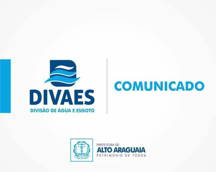 Devido manutenção, haverá  interrupção no abastecimento de água nesta segunda (18)