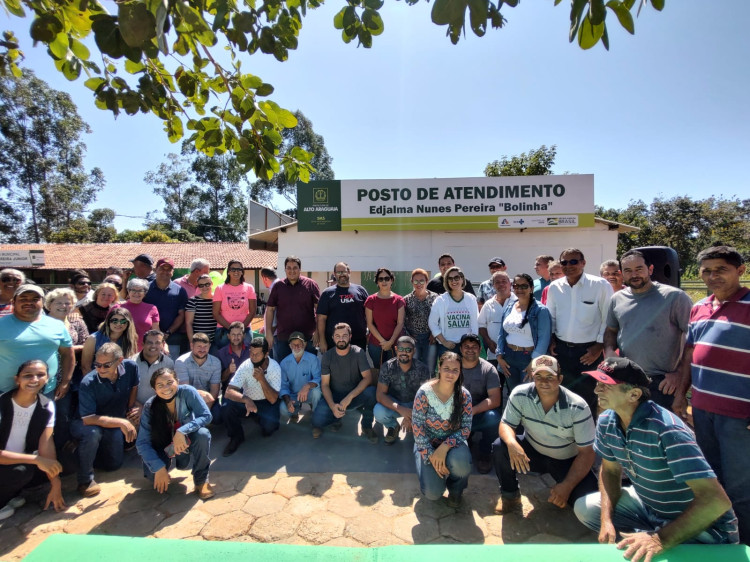 Prefeito entrega novo Posto de Saúde para comunidade do Assentamento Gato Preto