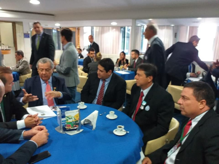 Prefeito e vice-prefeito se reúnem com senadores e deputados federais em Brasília