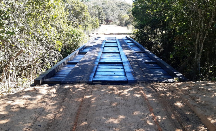 Em 30 dias, Prefeitura de Alto Araguaia recupera quatro pontes na zona rural