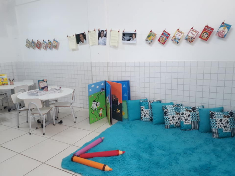 Escola Lourença Afonso de Melo inaugura Biblioteca Infantil e homenageia professora Edileuza Gimenes Moralis