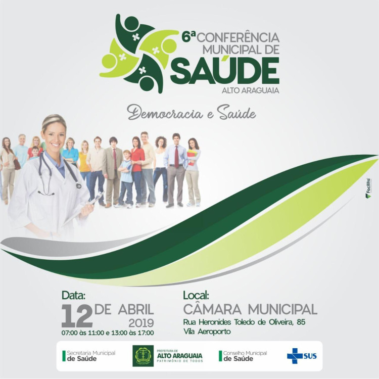 6ª Conferência de Saúde de Alto Araguaia será nesta sexta-feira com tema ‘Democracia e Saúde’