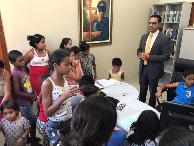 Através de projeto da Assistência Social, crianças e adolescentes de Alto Araguaia conhecem o trabalho do Poder Judiciário