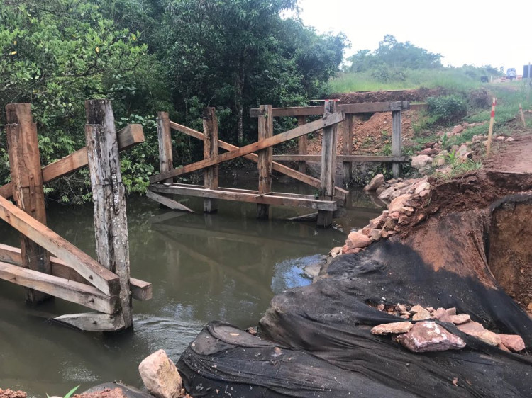Obras de construção de ponte na MT-100 em Alto Araguaia terão início esta semana