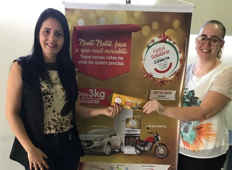 Alto Araguaia adere à campanha Natal Solidário; doadores de alimentos concorrerão a um carro, moto e mais três prêmios