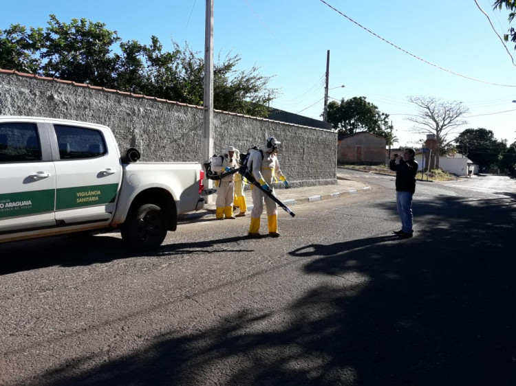 Secretaria de Saúde realiza bloqueio contra o mosquito Aedes aegypti em Alto Araguaia