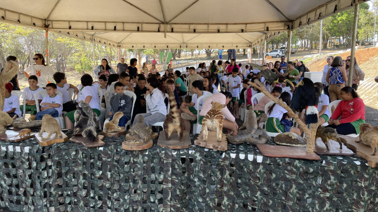 Palestra ambiental chama atenção de alunos da rede pública de ensino em Alto Araguaia