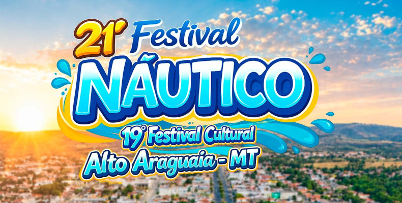 Festival Náutico e Cultural retorna após nove anos e movimenta Alto Araguaia com esporte, cultura e grandes shows