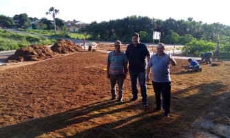 Construção de nova praça beneficia moradores dos bairros Aeroporto e Nossa Senhora Aparecida