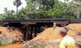 Prefeitura de Alto Araguaia recupera ponte sobre o Córrego Ferrugem e anuncia reforma de mais duas pontes