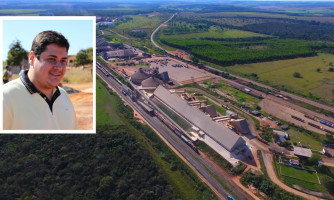 Rumo aplica R$ 30 mi em obras no terminal de Alto Araguaia; prefeito Gustavo Melo destaca investimento