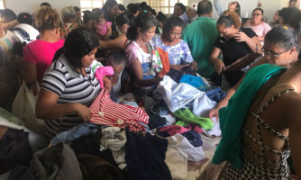 Através da Campanha do Agasalho, Assistência Social realiza Bazar da Família em Alto Araguaia; centenas de famílias foram beneficiadas