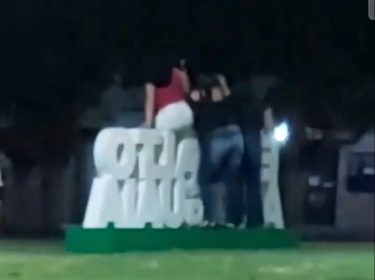 Prefeitura de Alto Araguaia registra boletim de ocorrência após dano em letreiro com nome da cidade