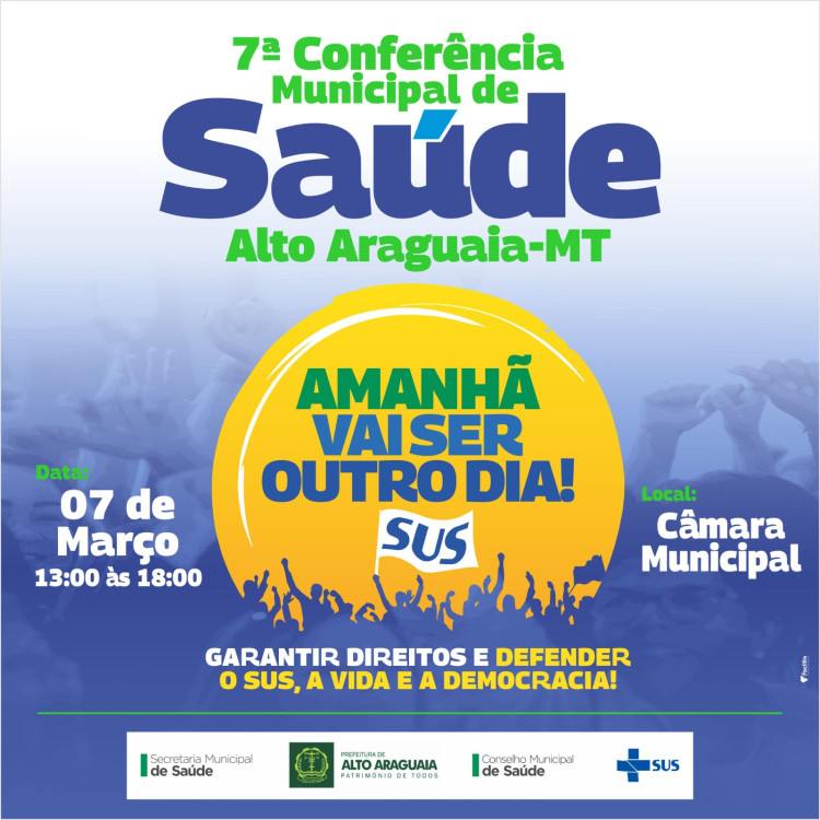 Saúde debate melhorias em Conferência Municipal na próxima semana