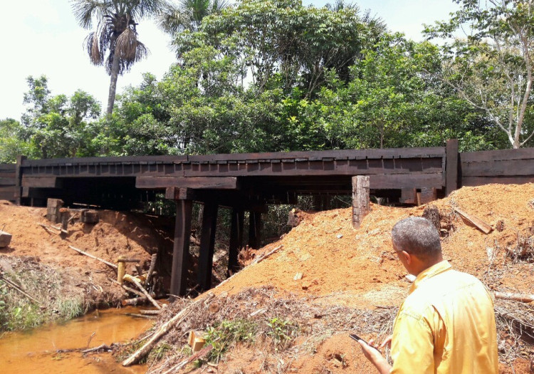 Prefeitura de Alto Araguaia recupera ponte sobre o Córrego Ferrugem e anuncia reforma de mais duas pontes