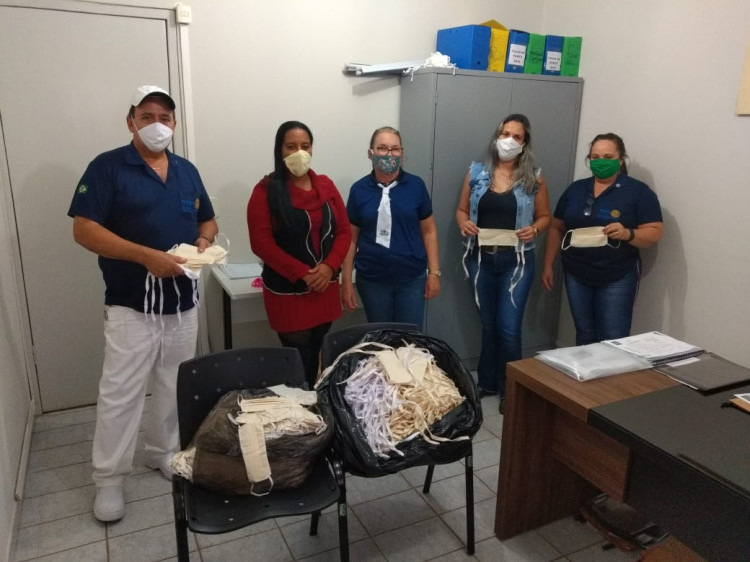 Rotary Club e Casa da Amizade doam mais de 1,4 mil máscaras para prefeitura de Alto Araguaia
