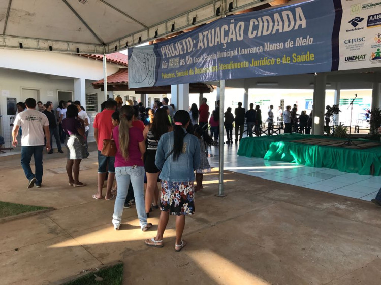 Atuação Cidadã ofereceu mais de 25 serviços gratuitos a população de Alto Araguaia